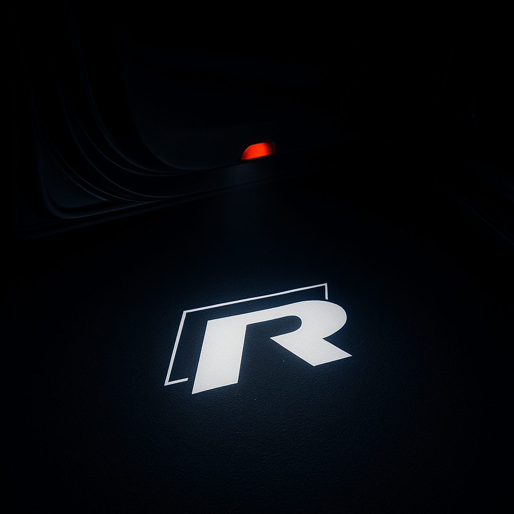 4 stk. VW R Logo Indstigningslys