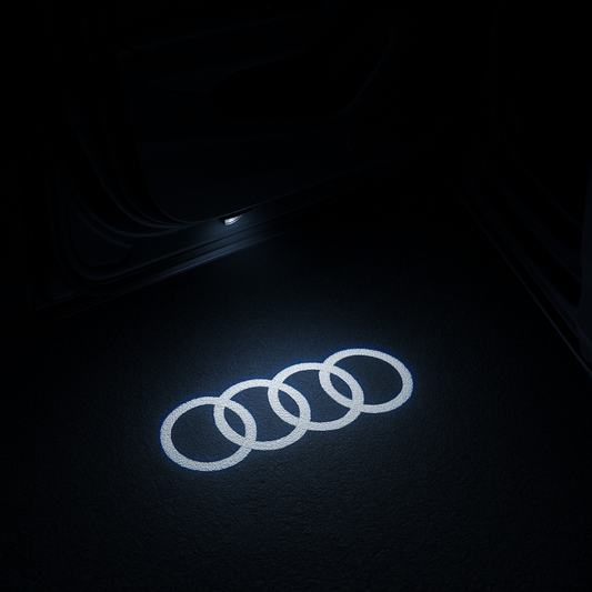4 stk. Audi Logo Indstigningslys
