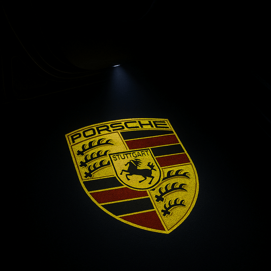 4 stk. Porsche Logo Indstigningslys - Cayenne 2007-2009