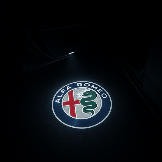 4 stk. Alfa Romeo Logo Indstigningslys
